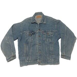 Vtg 1989 LEVI’S 70507 4890 Denim Trucker Jacket Made in USA Size M Stonewash 80s